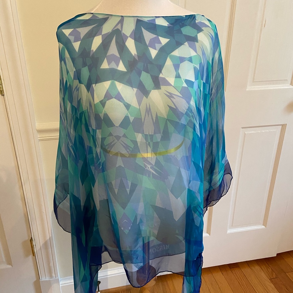 Missoni Sheer Poncho Top